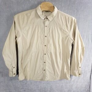Simms Fly Fishing Button Up Shirt Mens XL Gorpcore Outdoors Boating Lake
